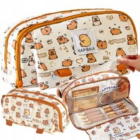 Piórnik Szkolny Do Szkoły Kapibara Capybara Organizer Na Przybory Kredki