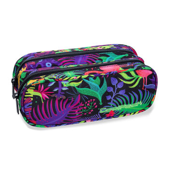 Piórnik Szkolny Dwukomorowy Coolpack Clever Jungle 28990Cp Nr B65041 - CoolPack