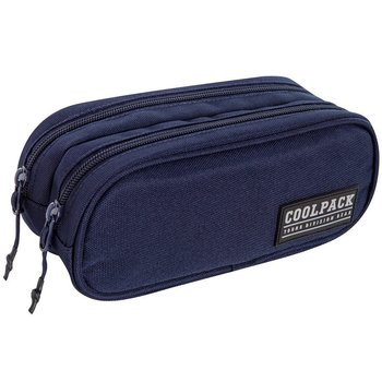 Piórnik szkolny dwukomorowy CoolPack Clever Navy 54302CP C65257 - CoolPack