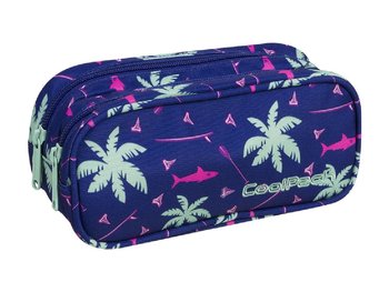 Piórnik Szkolny Dwukomorowy Coolpack Clever Pink Sharks 86950Cp - CoolPack