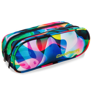 Piórnik Szkolny Dwukomorowy Coolpack Clever Rainbow Leaves A65210 - CoolPack