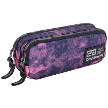 Piórnik szkolny dwukomorowy CoolPack Clio Foggy Pink 51936CP C69132 - CoolPack