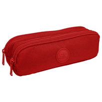Piórnik szkolny dwukomorowy CoolPack Clio RPET Red F069642 CoolPack
