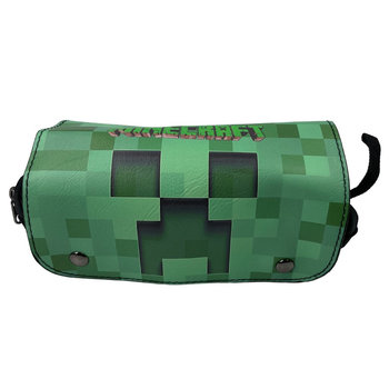 Piórnik Szkolny Minecraft Creeper Zielony Dwu Komorowy - Inny producent