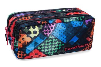 Piórnik szkolny - saszetka trzykomorowa Coolpack Primus Blox, B60014 - CoolPack