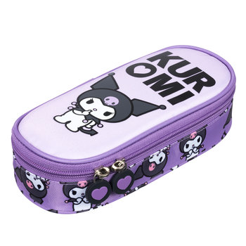 Piórnik Szkolny Saszetka Usztywniona Z Wewnętrzną Klapką Kuromi Violet - St.Majewski