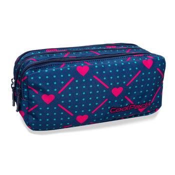 Piórnik szkolny trzykomorowy CoolPack Primus Heart Link 32942CP nr B60009 - CoolPack