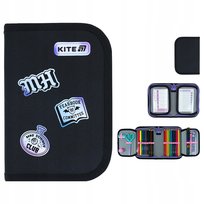 Piórnik szkolny z wyposażeniem rozkładany dla dziewczynek Monster High Kite KITE