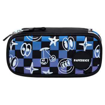 Piórnik Usztywniany, Square It!, Hologram, Kratka, Buźki - Paperdot