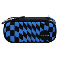 Piórnik Usztywniany, Square It!, Zniekształcona Szachownica, Czarno-Niebieski