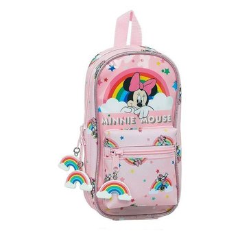 Piórnik w kształcie Plecaka Minnie Mouse Rainbow Różowy - Disney