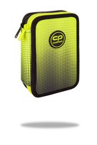 Piórnik z wyposażeniem dwukomorowy dla chłopca, CoolPack Jumper 2 Gradient Lemon, E66510 CoolPack