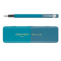 Pióro wieczne 849, Paul Smith Ed4, w pudełku Cyan/Steel F