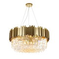 Pipe Organ Brass Variant - żyrandol kryształowy 55cm - Iluminar