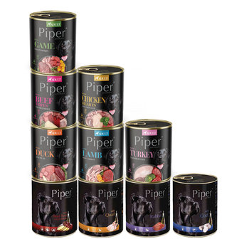 PIPER Dolina Noteci Mix smaków 10x 800g DOBRA MOKRA KARMA DLA PSA - Piper