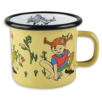 Pippi Zbierając Kwiaty Kubek Emaliowany żółty 250 Ml Sklep