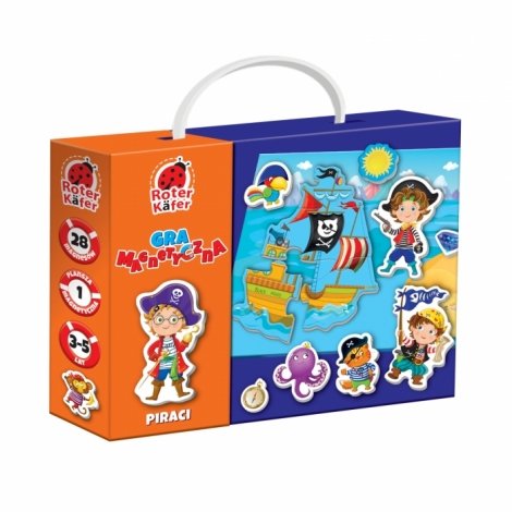 Piraci, gra magnetyczna, Roter Kafer, gra planszowa-Zdjęcie-0