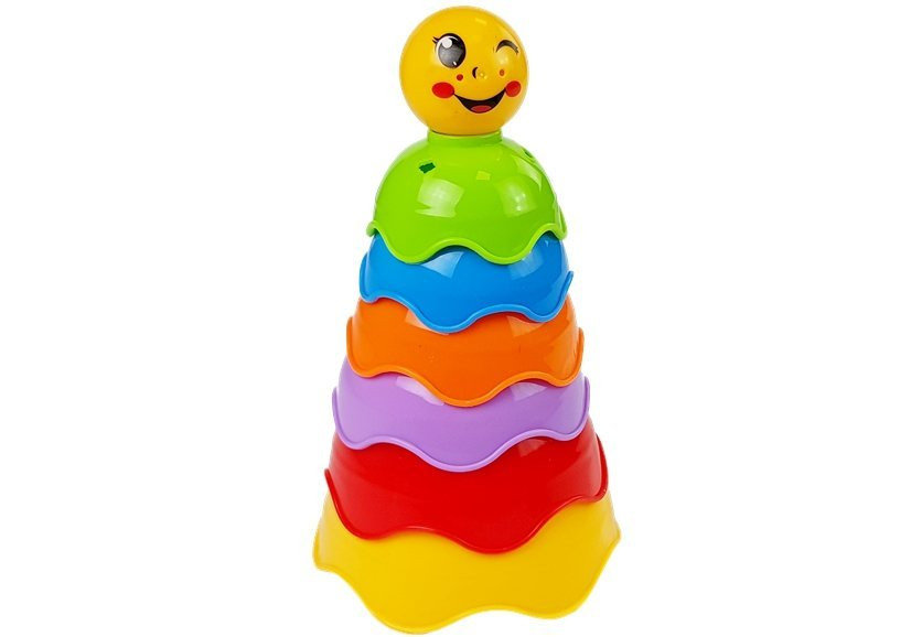 Фото - Розвивальна іграшка LEAN Toys Piramidka dla Niemowlaka Musze 