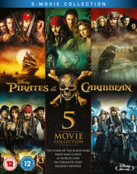 Pirates of the Caribbean: 5-movie Collection (brak polskiej wersji językowej) - Marshall Rob, Verbinski Gore, Sandberg Espen, Ronning Joachim