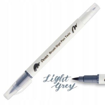 Pisak PENTEL Brush Sign Pen Twin SESW30 jasnoszary - Pentel