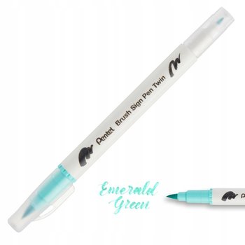 Pisak PENTEL Brush Sign Pen Twin SESW30 szmaragd - Pentel