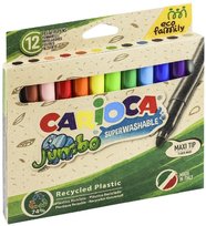 Pisaki 12 Kolorów Carioca Ecofamily Jumbo Carioca