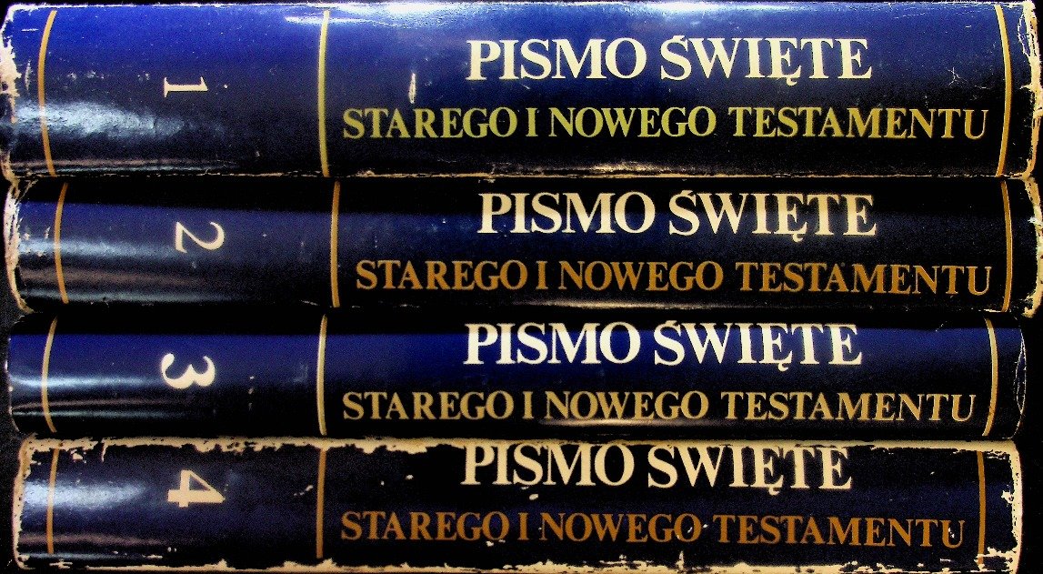 Pismo Święte Starego i Nowego Testamentu Tom 1 do 4 - W opisie