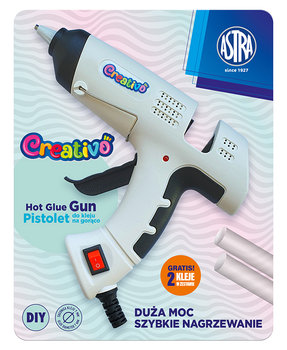 Pistolet do kleju na gorąco 40W ASTRA Creativo  w zestawie 2 kleje - Astra