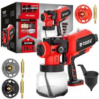 Pistolet do Malowania Ścian Elektryczny Natryskowy do Farb 550w 3 Dysz 1,2l