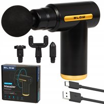 Pistolet Do Masażu Massage Gun - Masażer Do Stóp Pleców I Ciała Mały Usb-C