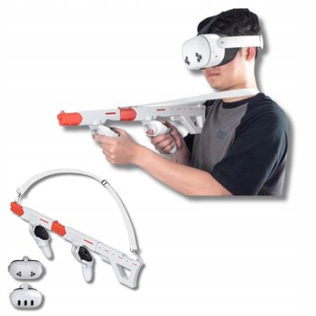 Pistolet Krabin Kij Vr Zmieniany Kontroler Do Meta Oculus Quest 3 Fps 3W1 - Inny producent