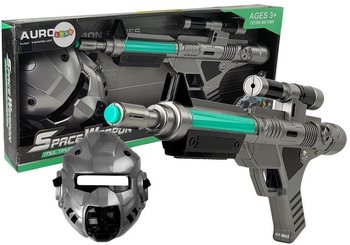 Pistolet Laserowy Zestaw Kosmiczny Space z Maską - Lean Toys