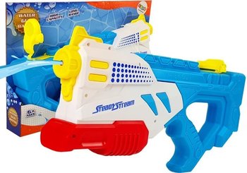 Pistolet Na Wodę 1000 Ml Biało- Niebieski - Lean Toys