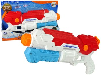 Pistolet Na Wodę 900 ml Biało-Czerwony 40 cm - Lean Toys