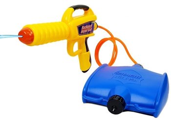 Pistolet na Wodę ze Zbiornikiem 1080 ml Żółto- Niebieski - Lean Toys