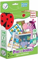 Pisz i ścieraj, gra z markerem, Roter Kafer, poziom wysoki, gra planszowa