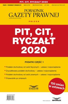 PIT, CIT, Ryczałt 2020 - Opracowanie zbiorowe