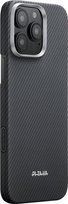 PITAKA ULTRA-SLIM CASE, BLACK/GREY (PITATAP) - IPHONE 16 PRO MAX