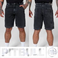 PITBULL WEST COAST JEANSOWE SZORTY CARPENTER BLACK DENIM ROZMIAR 31 PITBULL
