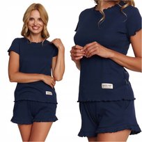 Piżama damska DOCTOR NAP 4315 cosmos bawełna prążkowana L 40 Doctor Nap
