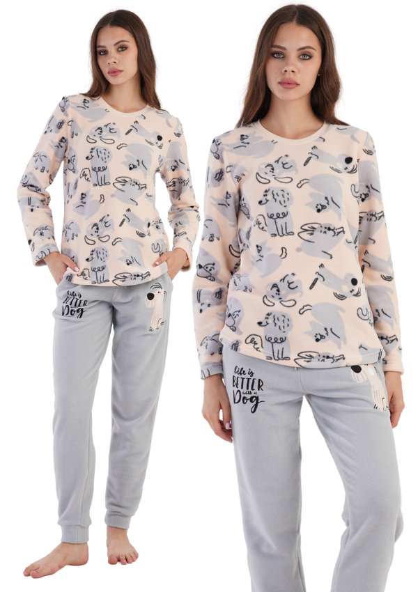 Piżama Damska Vienetta polarowa M 38 ciepła gruba - Vienetta | Moda ...