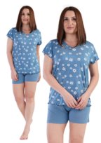 Piżama Damska Vienetta wiskoza 4XL plus size duża Vienetta