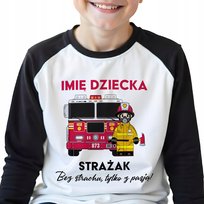 PIŻAMA DZIECIĘCA Czarna Rozmiar 122 cm Personalizwoane TYLKO Z PASJĄ! Wzory