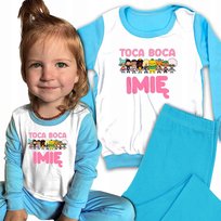 PIŻAMA Dziecięca + Spodnie TOCA BOCA Imię - 104 cm