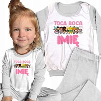 PIŻAMA Dziecięca + Spodnie TOCA BOCA Imię - 122 cm