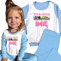 PIŻAMA Dziecięca + Spodnie TOCA BOCA Imię - 98 cm