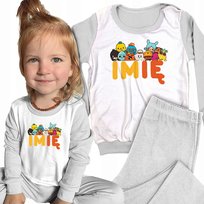PIŻAMA Dziecięca + Spodnie TOCA BOCA Imię - 98 cm
