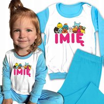 PIŻAMA Dziecięca TOCA BOCA Twoje IMIĘ MiX - 104 cm
