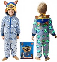 PIŻAMA KIGURUMI KOMBINEZON ONESIE ŚWIECĄCY NEON PSI PATROL CHASE 110/116