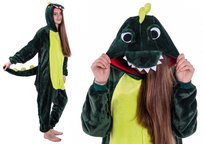 Piżama Kigurumi Onesie Dinozaur, Rozmiar XL